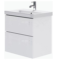 Тумба под раковину Bellezza Жаклин 65 4636410110013 подвесная Белая