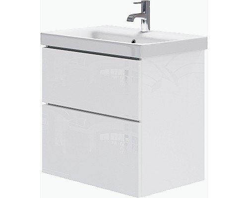 Тумба под раковину Bellezza Жаклин 65 4636410110013 подвесная Белая