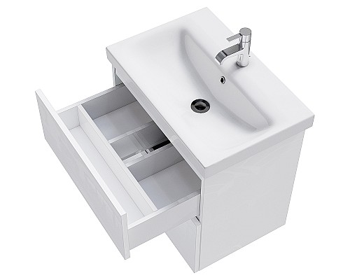 Тумба под раковину Bellezza Жаклин 65 4636410110013 подвесная Белая