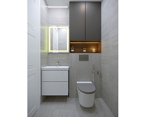 Тумба под раковину Bellezza Жаклин 65 4636410110013 подвесная Белая