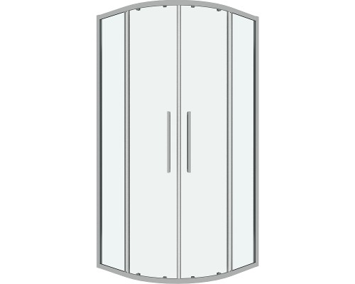 Душевой уголок Grossman Cosmo 90х90 301.K33.02.9090.10.00 профиль Хром стекло прозрачное