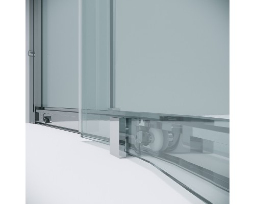 Душевой уголок Grossman Cosmo 90х90 301.K33.02.9090.10.00 профиль Хром стекло прозрачное