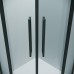 Душевой уголок Grossman Cosmo 90х90 301.K33.02.9090.21.00 профиль Черный матовый стекло прозрачное