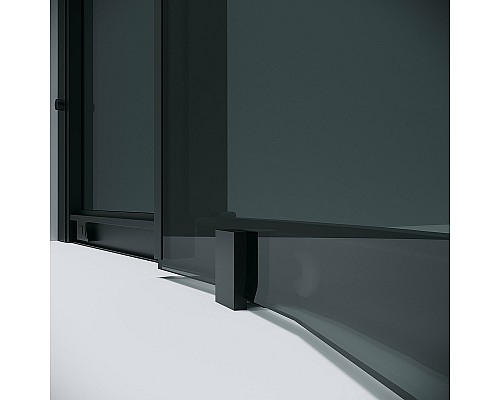 Душевой уголок Grossman Cosmo 100х100 301.K33.02.1010.21.10 профиль Черный матовый стекло тонированное