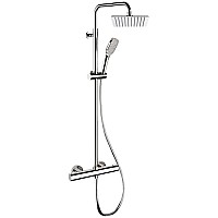 Душевая система Remer Elegance EQ32A8CPUFD25G с термостатом Хром