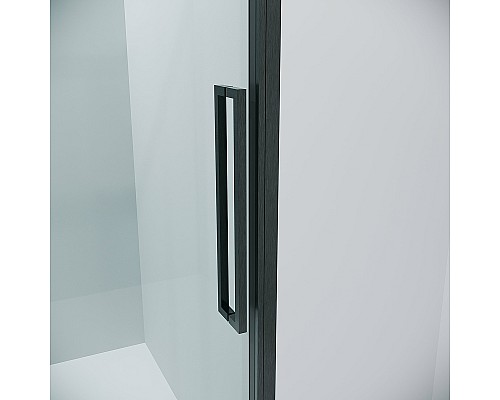Душевая дверь Grossman Cosmo 110 100.K33.02.110.42.00 профиль Графит сатин стекло прозрачное