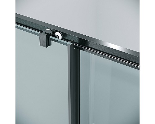 Душевая дверь Grossman Cosmo 110 100.K33.02.110.42.00 профиль Графит сатин стекло прозрачное