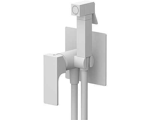 Гигиенический душ со смесителем Remer Absolute AU65BO Белый матовый