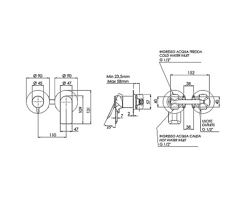 Смеситель для душа Remer Infinity I92ZP Хром