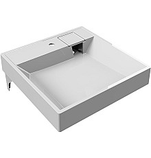 Раковина Paola Juno 60x60 на стиральную машину Белая глянцевая