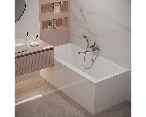 Акриловая ванна Corpa Nera Bellini 170x75 CN05019WH без гидромассажа