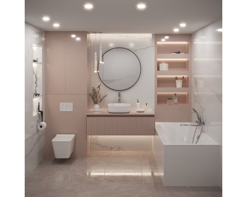 Акриловая ванна Corpa Nera Bellini 180x80 CN05020WH без гидромассажа