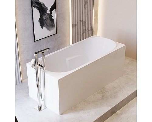 Акриловая ванна Corpa Nera Santi 150x75 CN05021WH без гидромассажа