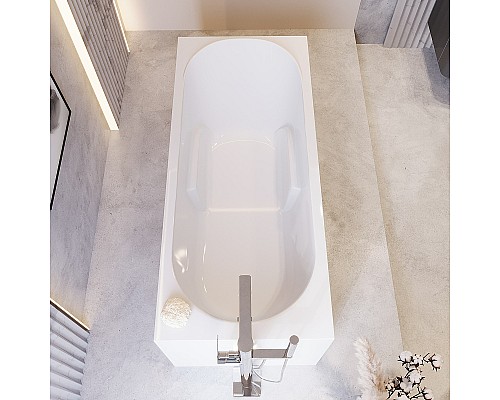 Акриловая ванна Corpa Nera Santi 150x75 CN05021WH без гидромассажа