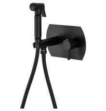 Гигиенический душ со смесителем Remer Minimal N60NO Черный матовый