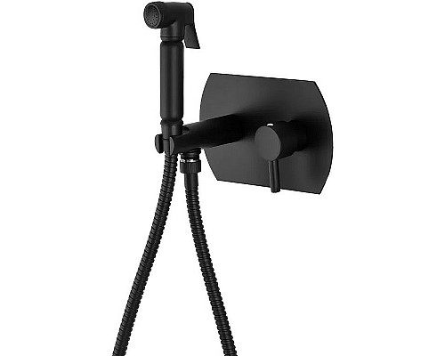 Гигиенический душ со смесителем Remer Minimal N60NO Черный матовый