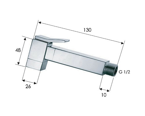 Гигиенический душ Remer 332OSX Хром