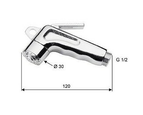 Гигиенический душ Remer 332DPCRx Хром