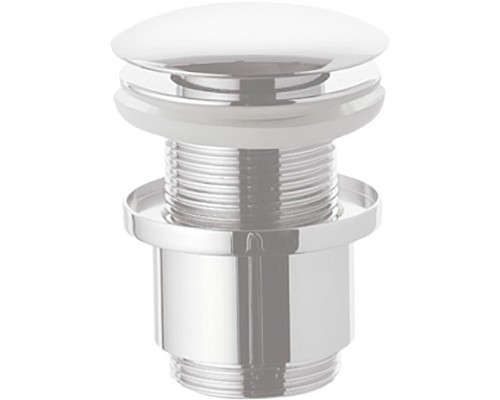 Донный клапан Remer 904CC2114BO click-clack Белый матовый