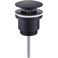 Донный клапан Raglo R600.01.06 click-clack Черный матовый