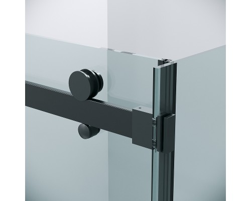 Душевой уголок Grossman Classic 100х80 120.K33.04.1080.21.00 профиль Черный матовый стекло прозрачное