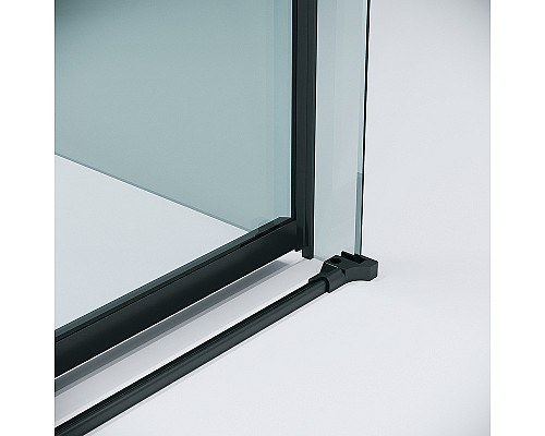 Душевой уголок Grossman Classic 100х90 120.K33.04.1090.21.00 профиль Черный матовый стекло прозрачное