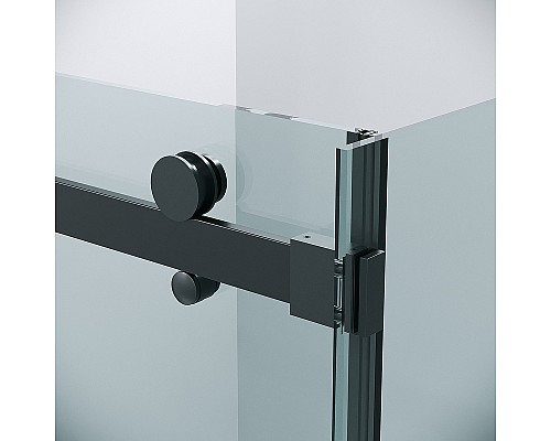 Душевой уголок Grossman Classic 100х90 120.K33.04.1090.21.00 профиль Черный матовый стекло прозрачное