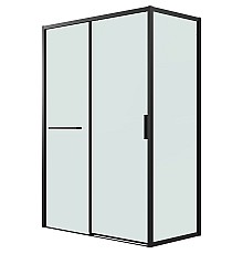Душевой уголок Grossman Style 100х90 120.K33.05.1090.21.00 профиль Черный матовый стекло прозрачное