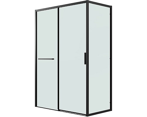 Душевой уголок Grossman Style 100х90 120.K33.05.1090.21.00 профиль Черный матовый стекло прозрачное