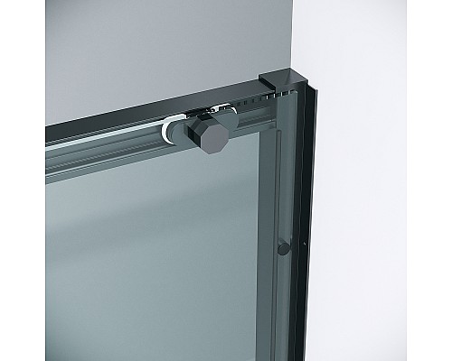 Душевой уголок Grossman Style 100х90 120.K33.05.1090.21.00 профиль Черный матовый стекло прозрачное