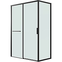 Душевой уголок Grossman Style 110х80 120.K33.05.1180.21.00 профиль Черный матовый стекло прозрачное