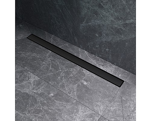 Душевой лоток AM.PM MasterFlow 90 W01SC-U11-090-04BM с Черной матовой решеткой / под плитку Tile