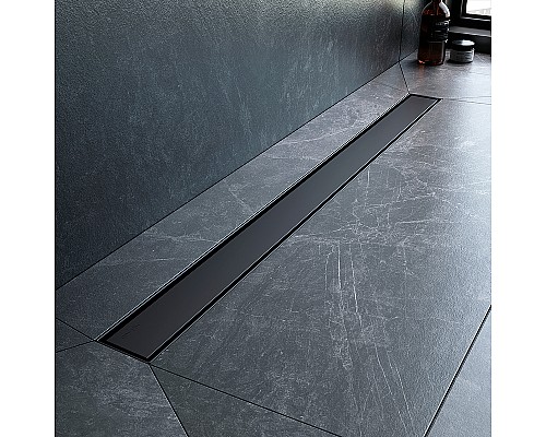 Душевой лоток AM.PM MasterFlow 90 W01SC-U11-090-04BM с Черной матовой решеткой / под плитку Tile