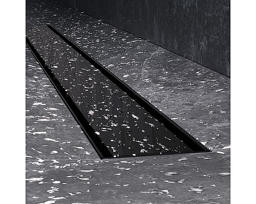 Душевой лоток AM.PM MasterFlow 90 W01SC-U11-090-04BM с Черной матовой решеткой / под плитку Tile