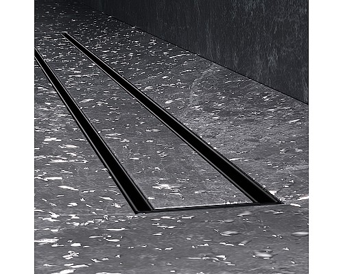 Душевой лоток AM.PM MasterFlow 90 W01SC-U11-090-04BM с Черной матовой решеткой / под плитку Tile