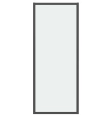 Душевая стенка Grossman Style 70 профиль Черный матовый стекло прозрачное