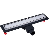 Душевой лоток Berges Optim Line Plus 600 090516 с решеткой Хром глянцевый / под плитку