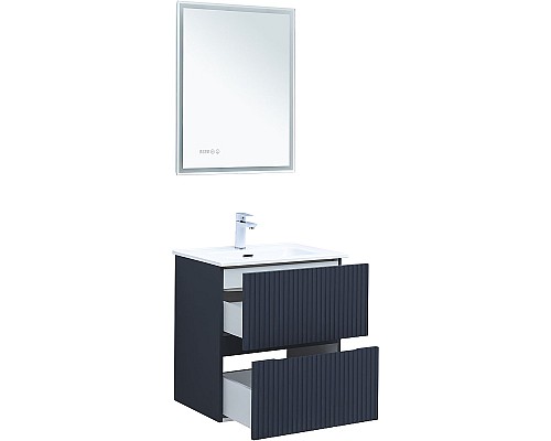 Тумба под раковину Aquanet Джейн 60 313300 подвесная Маренго