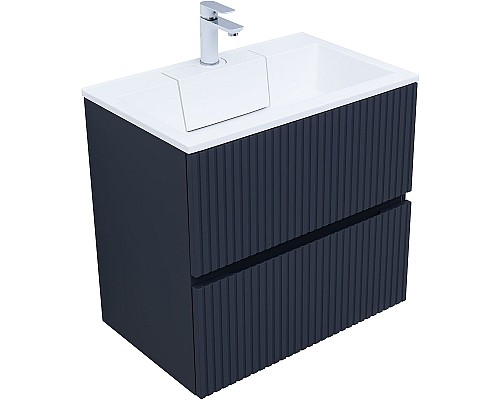 Тумба под раковину Aquanet Джейн 70 313301 подвесная Маренго