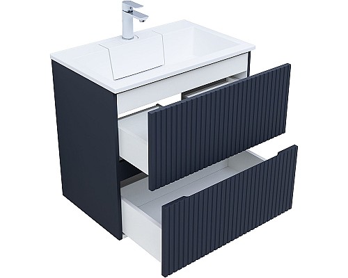 Тумба под раковину Aquanet Джейн 70 313301 подвесная Маренго