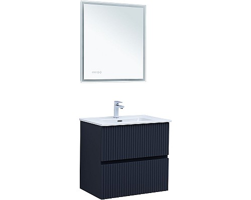 Тумба под раковину Aquanet Джейн 70 313301 подвесная Маренго