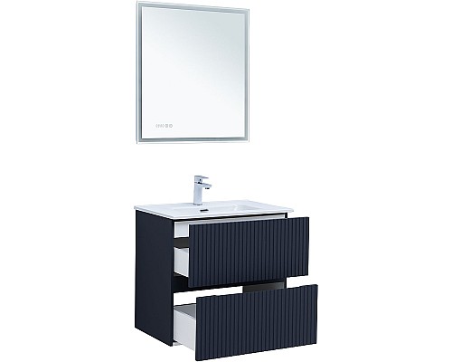 Тумба под раковину Aquanet Джейн 70 313301 подвесная Маренго