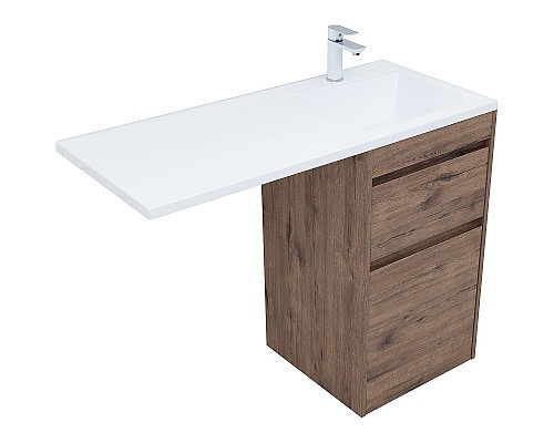 Тумба под раковину Aquanet Токио 110 333647 Дуб веллингтон