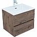 Тумба под раковину Aquanet Алвита New 60 334184 подвесная Дуб веллингтон табак