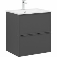Тумба под раковину Aquanet Арт 60 329063 подвесная Ясень графит