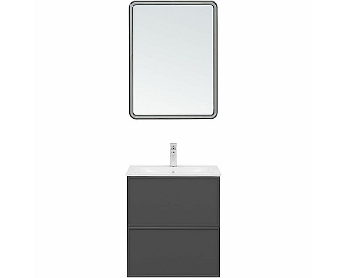 Тумба под раковину Aquanet Арт 60 329063 подвесная Ясень графит