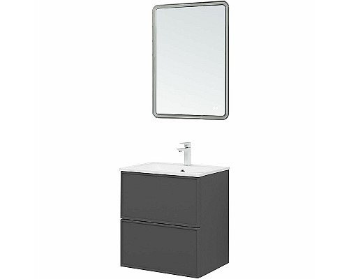 Тумба под раковину Aquanet Арт 60 329063 подвесная Ясень графит