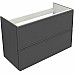 Тумба под раковину Aquanet Арт 90 329613 подвесная Ясень графит