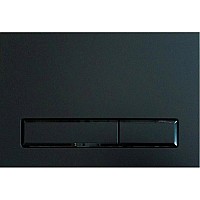 Клавиша смыва KK POL M08 350/PPC/142-00-07 Черная матовая Черная глянцевая