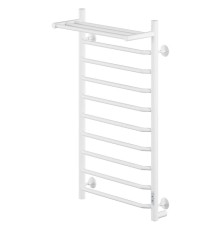 Электрический полотенцесушитель Comfysan Scola EC-10 100x50 с полкой Белый матовый